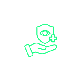 Sunshine Insurance Pros icon illustrating vision coverage and eye health protection in Temple Terrace, FL.
